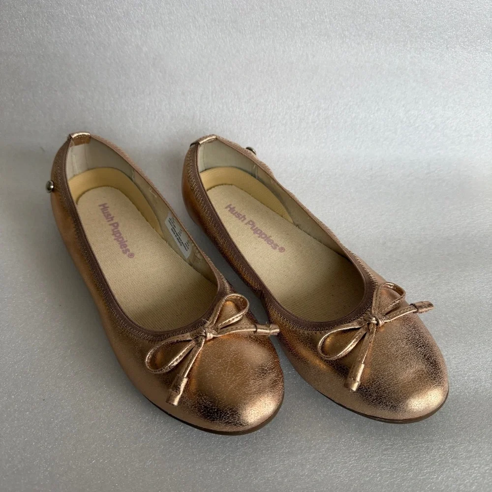Hush Puppies Josie Flat Rosie Gold